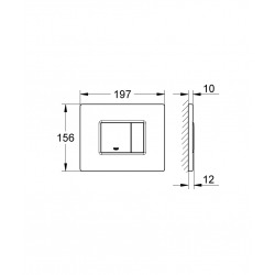 Skate Cosmopolitan Plaque de commande (38732DL0)