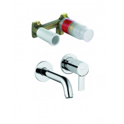 Kludi ZENTA - Mitigeur de lavabo encastré (382440575-set)