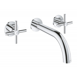 Grohe Atrio Mélangeur 3 trous Lavabo, chromé (20164003)