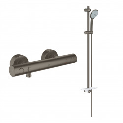 Grohe Set Mitigeur + Ensemble de douche Graphite (SetGraphite1)
