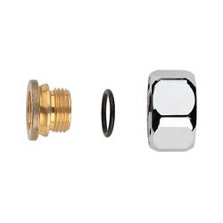  Ecrou chromé avec partie filetée, chromé (45044000)