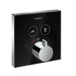 Hansgrohe ShowerSelect Set de finition pour mitigeur thermostatique avec 2 fonctions (15738600)