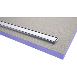 JACKOBOARD Aqua line easy  Receveur à carreler avec barrette inox 180x90 cm (aquaeasy2)