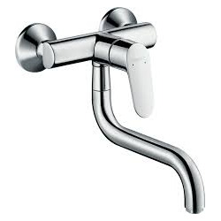 Hansgrohe Focus Mitigeur cuisine pour montage mural, chromé (31825000)
