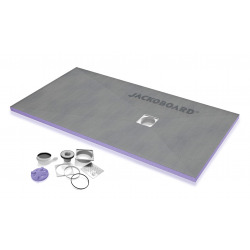 Jackon Receveur de douche à carreler Aqua Décentré 1200x900x40mm siphon horizontal offert (4512094 + 4512007)