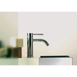 Mitigeur lavabo chromé sans tirette ni vidage - (LIG071CR)