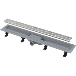 Alca Caniveau de douche universel avec grille perforée 85 x 14,5 x 8 cm (CPZ8-850M)