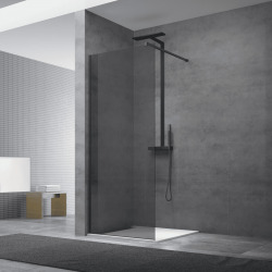 Paroi de douche à l'italienne 140x200cm Walk-in (WI140KS)