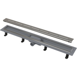 Alca Caniveau de douche avec grille en acier 750 perforée (CPZ18-750M)