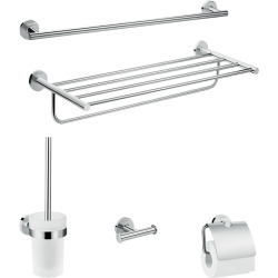 Hansgrohe Logis Universal Accessoires de bain 5 en 1, Chrome (41728000)