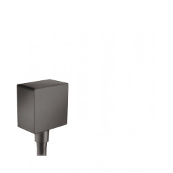 Hansgrohe Coude de raccordement Square, noir chromé brossé (26455340)