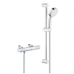 Grohe Grohtherm 800 cosmopolitan, ensemble de douche thermostatique, chrome (34768000)