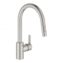 Grohe Feel, mitigeur monocommande évier, Supersteel (31486DC1)