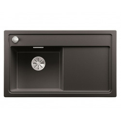 Evier Zenar 45 S en Silgranit PuraDur à encastrer 86x51cm, Anthracite (523850)
