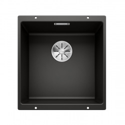 Blanco Evier SUBLINE-U 400 en Silgranit PuraDur sous-plan 43x46cm, Noir (525990)