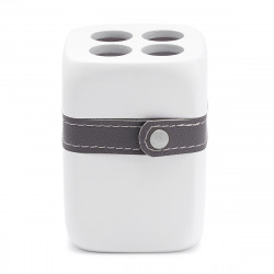 Swiss Aqua Technologies Bela Porte-brosse à dents en polyrésine, Blanc (BELA11)