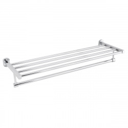 Optima Cube Way Porte-serviette mural en laiton, Chrome (SPI95)