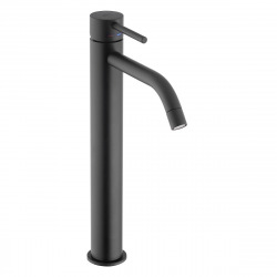 Paffoni Light Mitigeur de lavabo XL sans tirette ni vidage, Matt Black (LIG081NO)