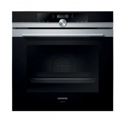 Siemens Four encastrable pyrolyse électrique 71L, classe A+ avec 13 modes de cuisson + Écran TFT, 60 x 60, Inox (HB674GBS1)