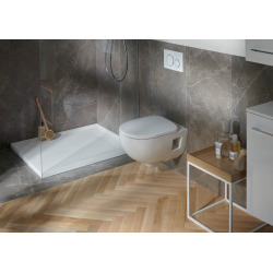 Selnova Cuvette suspendue sans bride en céramique blanche (501.545.01.1)