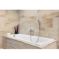 By Kaldewei Vivien 160 x 70 cm Baignoire droite en acier émaillé, sans pieds, blanc (SATVIVI160)