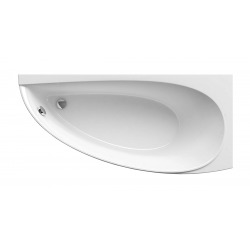 Ravak Avocado 150 x 75 cm Baignoire d'angle gain de place, orientation droite en acrylique, sans pieds, blanc (CS01000000)