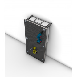 Pack WC Bâti autoportant + Cuvette SAT sans bride, fixations cachées + Plaque blanche + Set habillage (ProjectSATrimless-4-sabo)