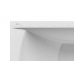 Fusion 170 x 70 cm Baignoire droite en acrylique, sans pieds, blanc (SIKOVR170)