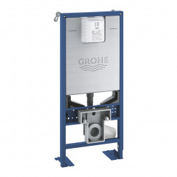 Grohe Rapid SLX Bâti-support autoportant pour WC lavant, Hauteur d'installation 1,13m avec Prise de courant intégrée (39599000)