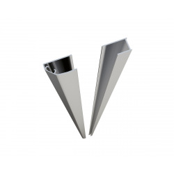 Profilé pour paroi de douche 195cm, Chrome (SIKOPROFILTGD)