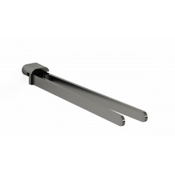 Swiss Aqua Technologies Simply R PVD Porte-serviettes 38,1cm, Gun métal (SATDSIMR19GM)