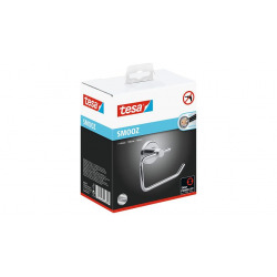 Smooz Dérouleur papier toilette sans couvercle installation rapide sans perçage, métal chromé (40314-00000)