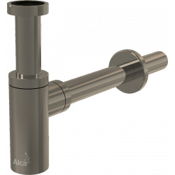 Alca Siphon pour lavabo DN32, Nickel brossé (A400-N-B)