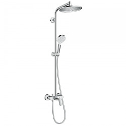 Hansgrohe Set de douche Showerpipe Crometta S 240 1jet, mitigeur mécanique (27269000)