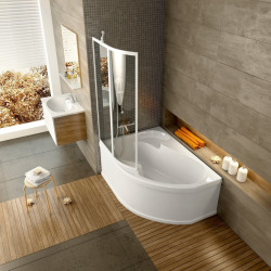 Ravak Rosa II Tablier en acrylique blanc pour baignoire, orientation gauche, 170 cm (CZ21200AN0)