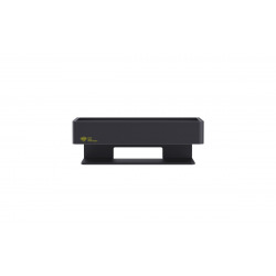 Panier de douche 20 cm en laiton massif, Noir (SATDPOL20MC)