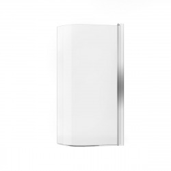 Siko 150x100 cm Fortuna Plus Pare-baignoire en verre, Chrome (VZFORTUNA160170TCR)