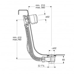 Système d'évacuation et de remplissage pour baignoire (SUCRTEK)