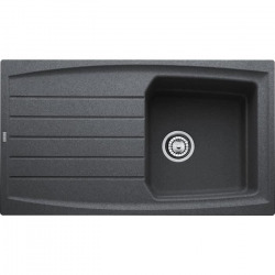 ATG 611 Evier en Fragranit - 86x50cm - avec égouttoir, Graphite