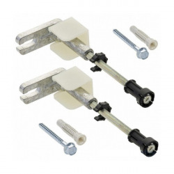 Pack WC Bati-support Geberit UP320 + WC sans bride Livea Bello + Abattant softclose + Plaque Sigma20 Chrome mat/brillant