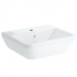 Vitra  Integra Lavabo suspendu 50x43 cm avec trou pour robinetterie au milieu, Blanc (7048-003-0001)