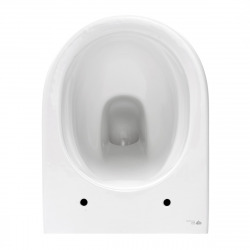 Pack WC bâti-support Geberit + WC sans bride Swiss Aqua Technologies + abattant SoftClose + plaque blanche (SATrimlessGebATP-1)