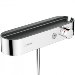 Hansgrohe ShowerTablet Select Mitigeur Thermostatique douche 400 avec tablette, Chrome (24360000)