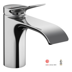 Hansgrohe Vivenis Mitigeur de lavabo 80 sans tirette ni vidage, chromé (75012000)