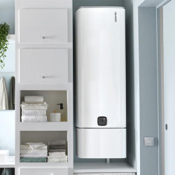 LINEO connecté chauffe-eau électrique gain de place et intelligent, 80L (157209)