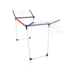 Leifheit Solid séchoir sur pied Pegasus 200, blanc/bleu (81520)