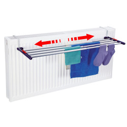  Extendable séchoir suspendu Quartett 42 en aluminium, Gris (81413)