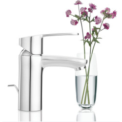  Eurostyle Cosmopolitan Set Mitigeur lavabo Taille S + Bonde clic clac Grohe pour lavabo avec trop-plein (3246820E-CLICCLAC)