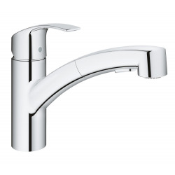 Grohe Eurosmart Mitigeur évier avec Douchette, Chrome (30305001)