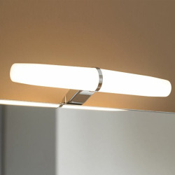 Focco Applique pour miroir LED 23x4,1 cm 4000 K blanc, 6 W, IP44, chrome (EVA2LED)